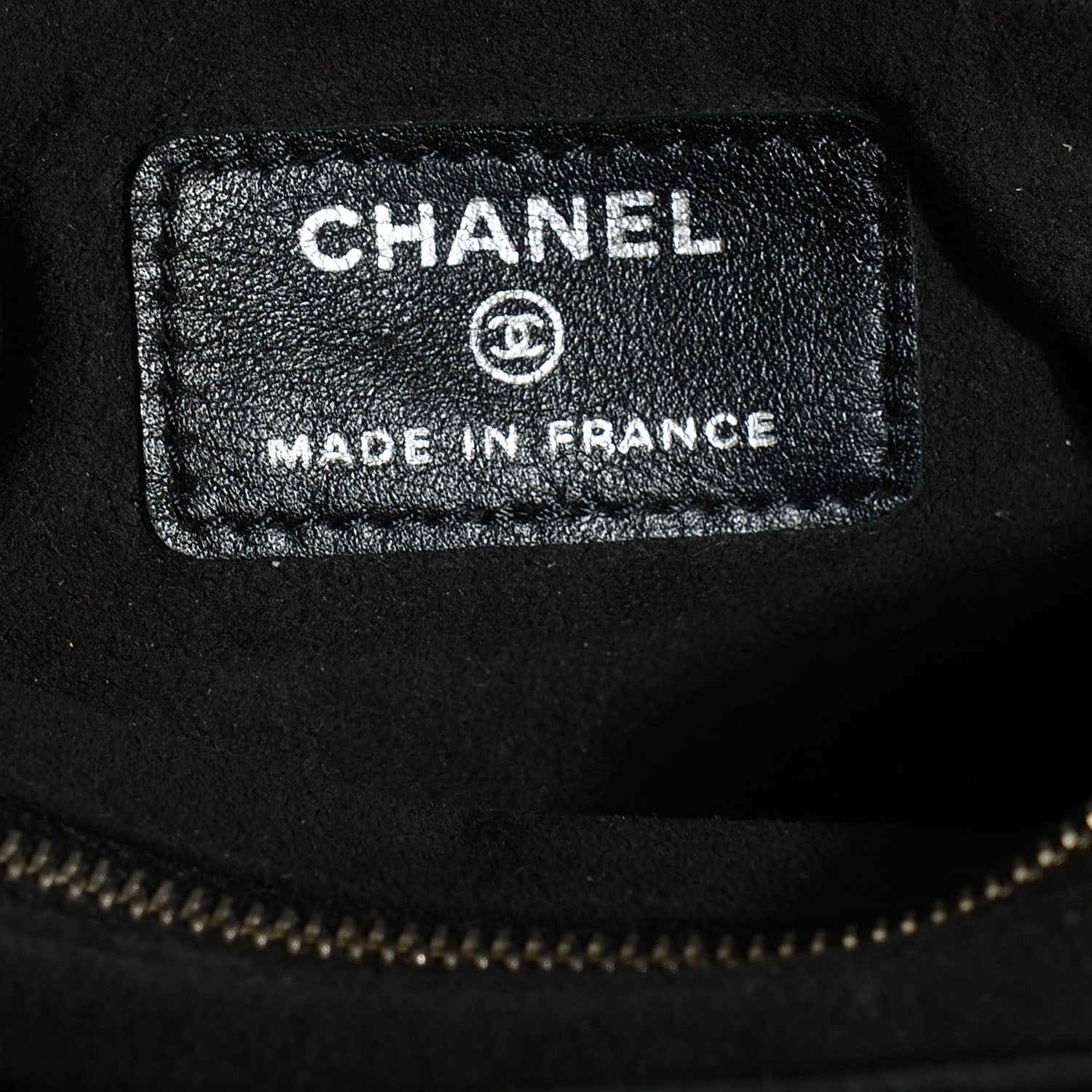 Chanel Lambskin Quilted Mini Phone Holder Clutch Black 6 of 7