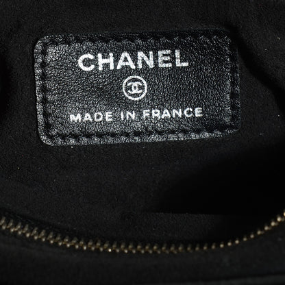 Chanel Lambskin Quilted Mini Phone Holder Clutch Black 6 of 7