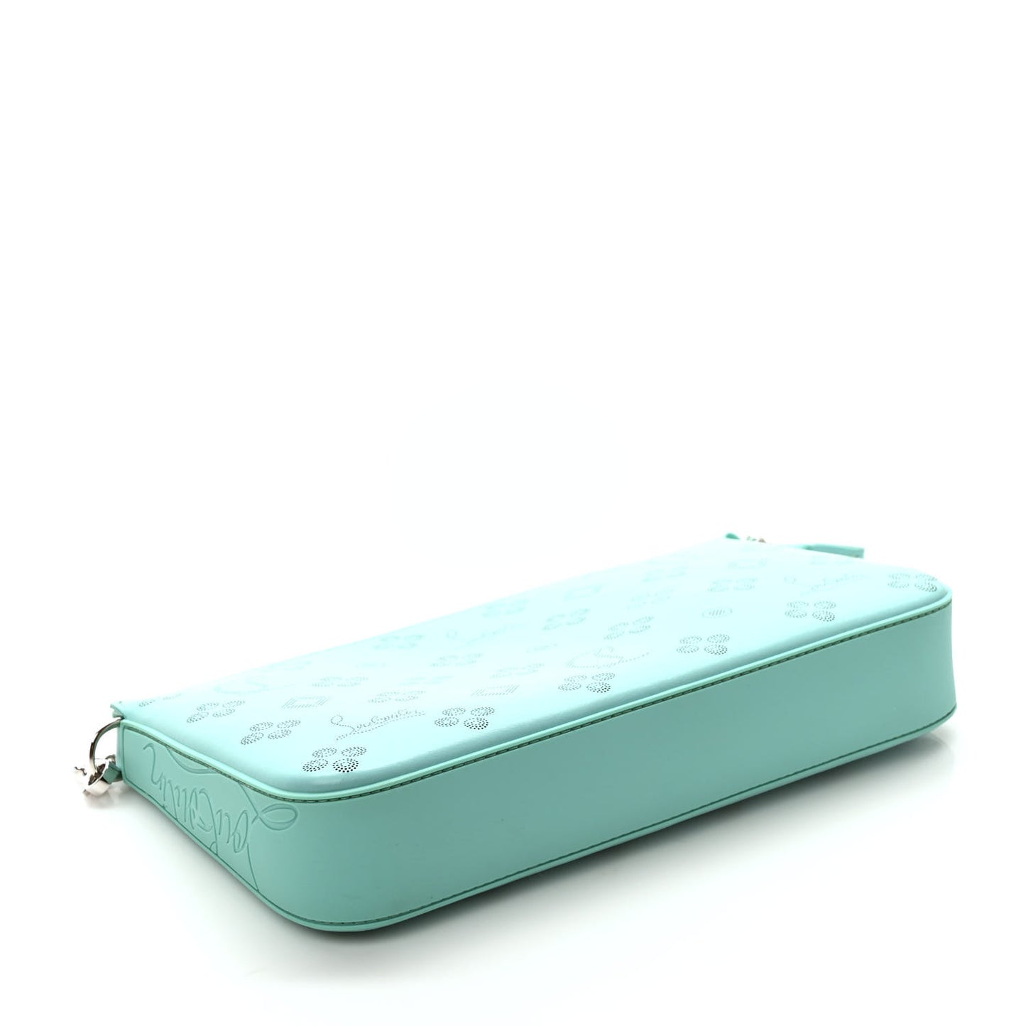 Calfskin Loubinthesky Perforated Shoulder Bag Bermuda