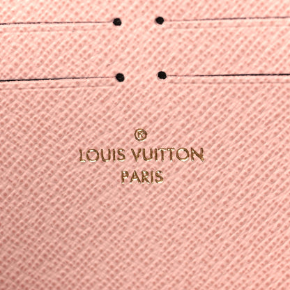 Louis Vuitton Damier Azur Clemence Wallet Rose Ballerine 6 of 6