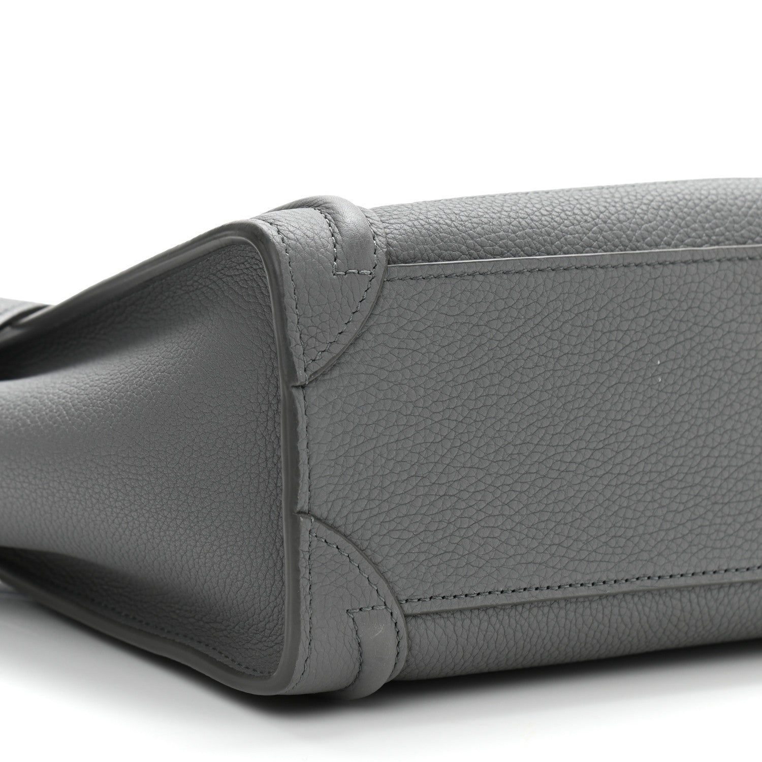 Celine Baby Drummed Calfskin Nano Luggage Kohl 10 of 12