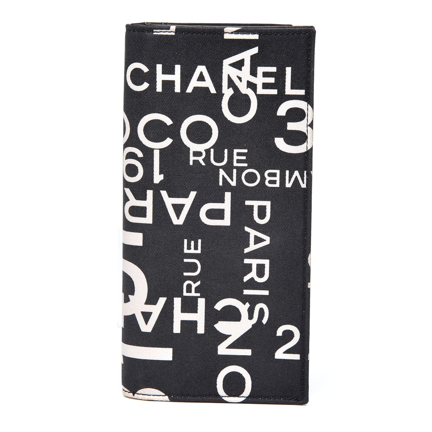 Chanel Canvas 31 Rue Cambon Yen Wallet Black 1 of 11