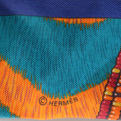 Hermes Silk Pelages et Camouflage Twilly 3 of 5