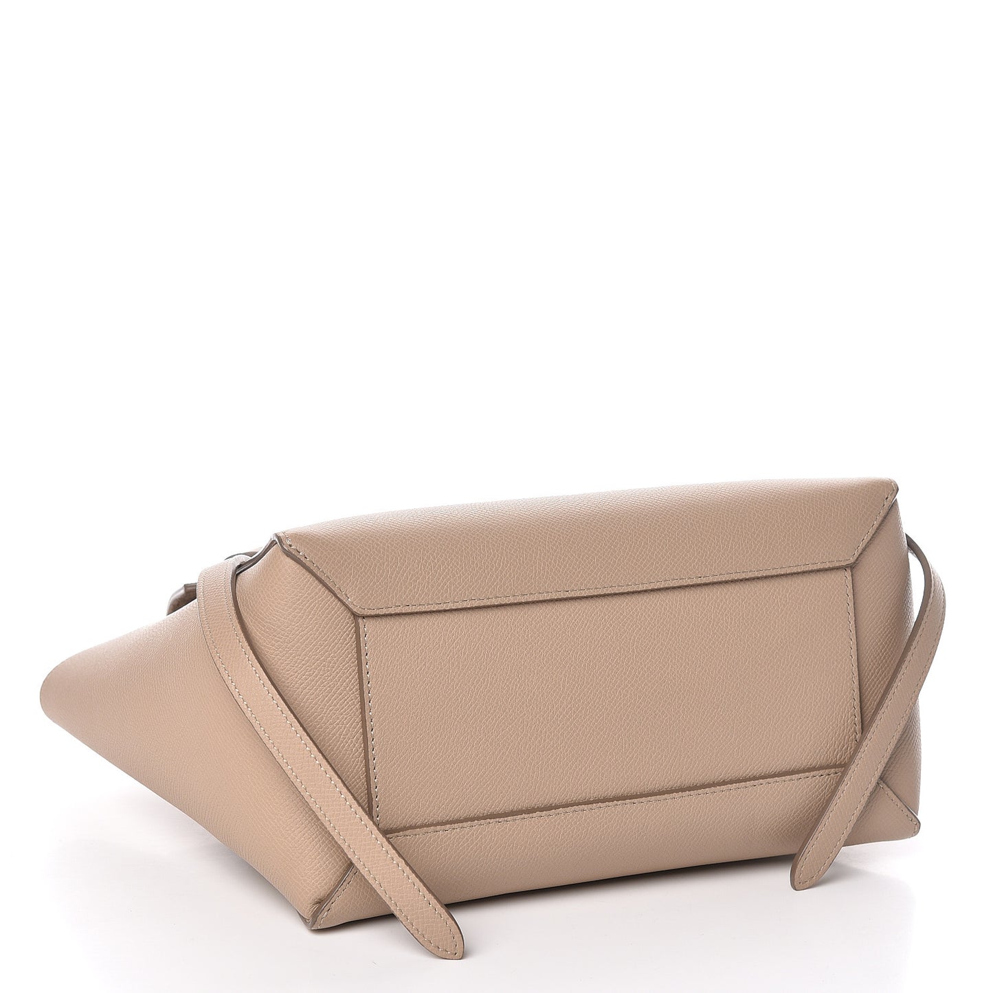Grained Calfskin Micro Belt Bag Light Taupe