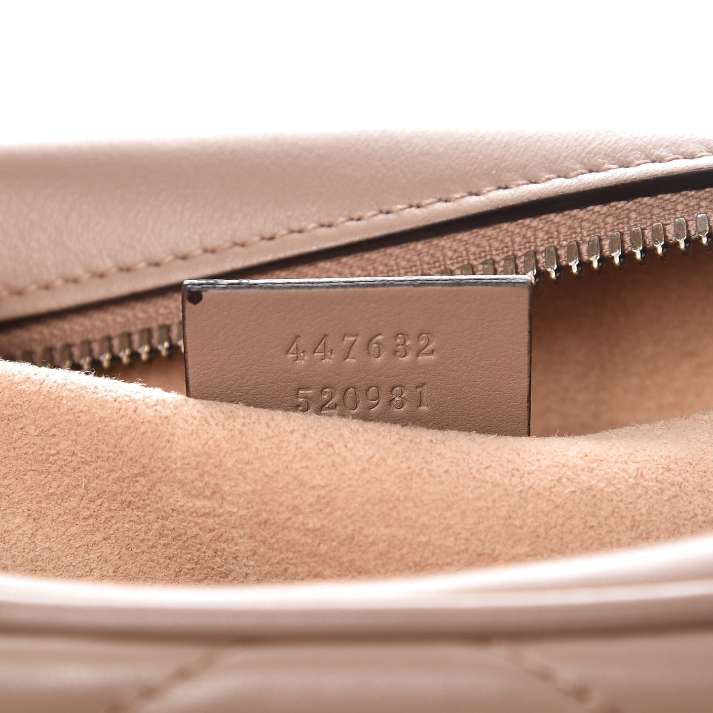 Calfskin Matelasse Small GG Marmont Chain Shoulder Bag Taupe
