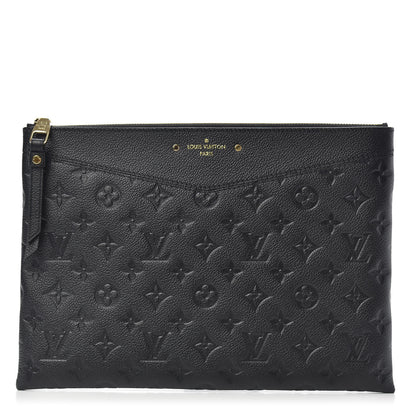 Louis Vuitton Empreinte Daily Pouch Black 1 of 6