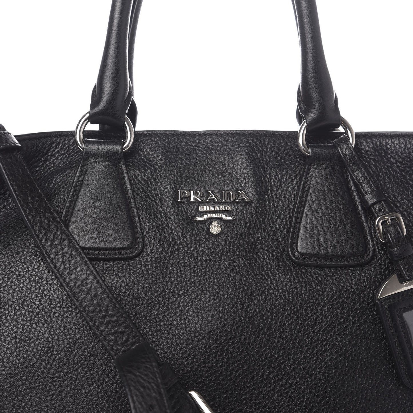 Vitello Phenix Tote Black