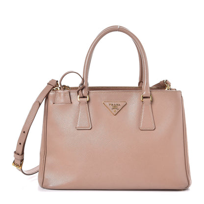 Prada Saffiano Small Galleria Double Zip Tote Cammeo 1 of 13