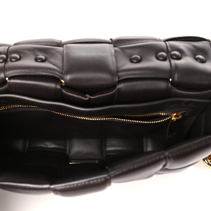 Bottega Veneta Lambskin Maxi Intreccio Padded Chain Cassette Crossbody Bag Fondant 5 of 9