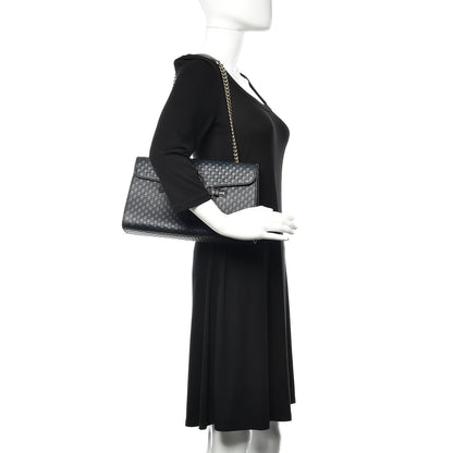 Gucci Soft Microguccissima Medium Emily Chain Shoulder Bag Blue 2 of 11