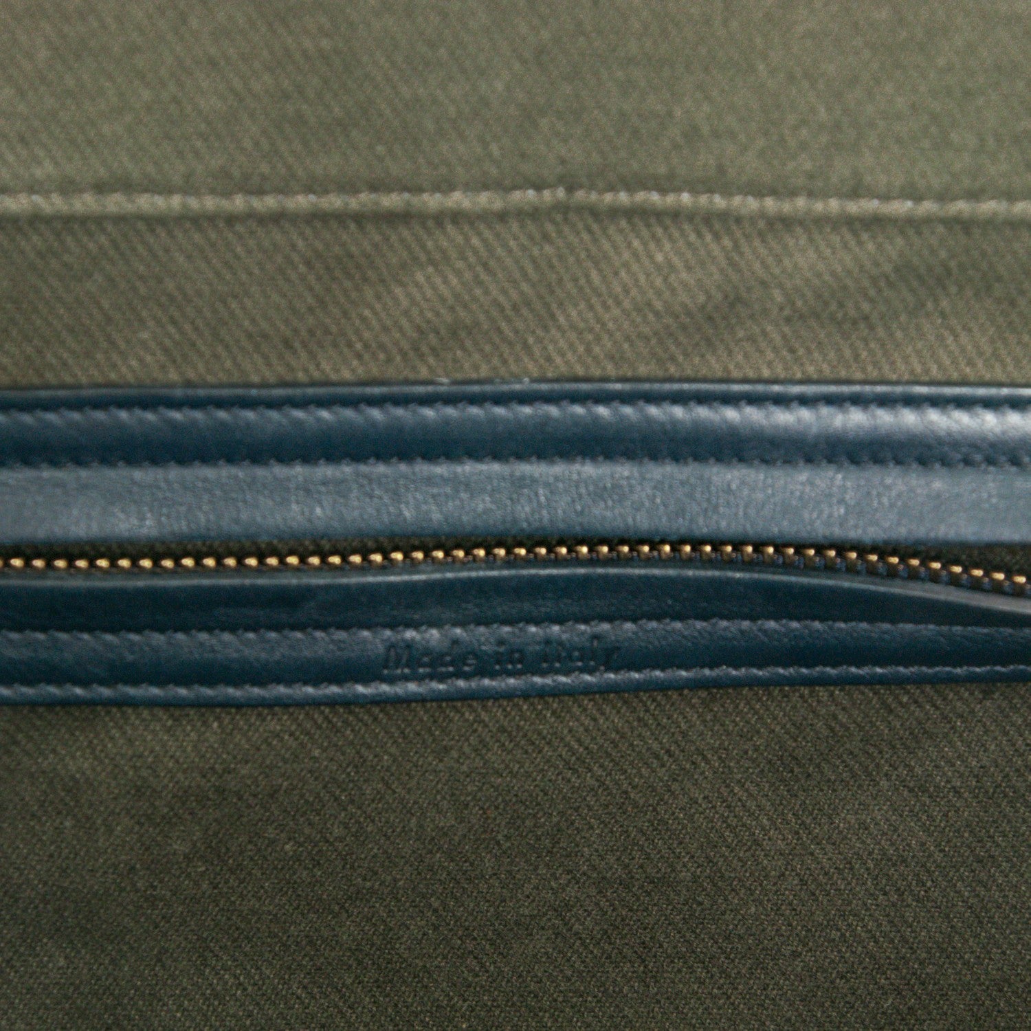 Celine Cotton Canvas Medium Phantom Luggage Olive 6 of 12