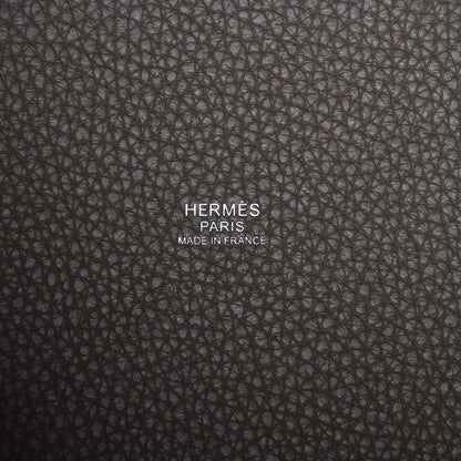 Hermes Taurillon Clemence Picotin Lock 18 PM Etoupe 6 of 10