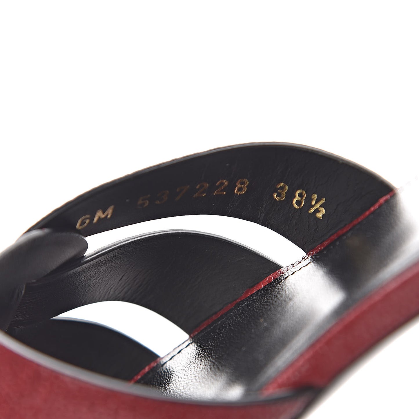 Grain De Poudre Nu Pied 05 Slide Sandals 38.5 Red