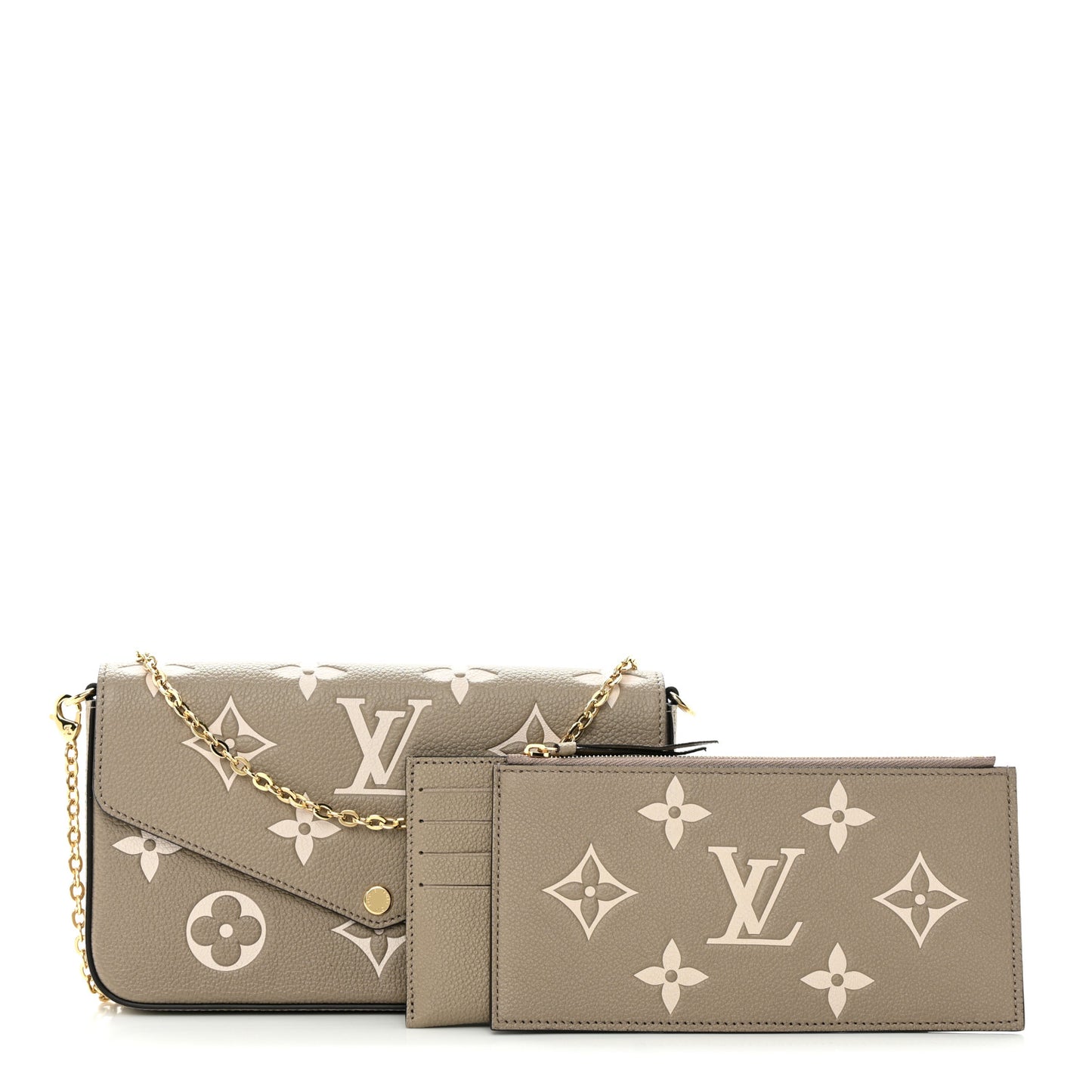Empreinte Monogram Giant Felicie Pochette Tourterelle Creme