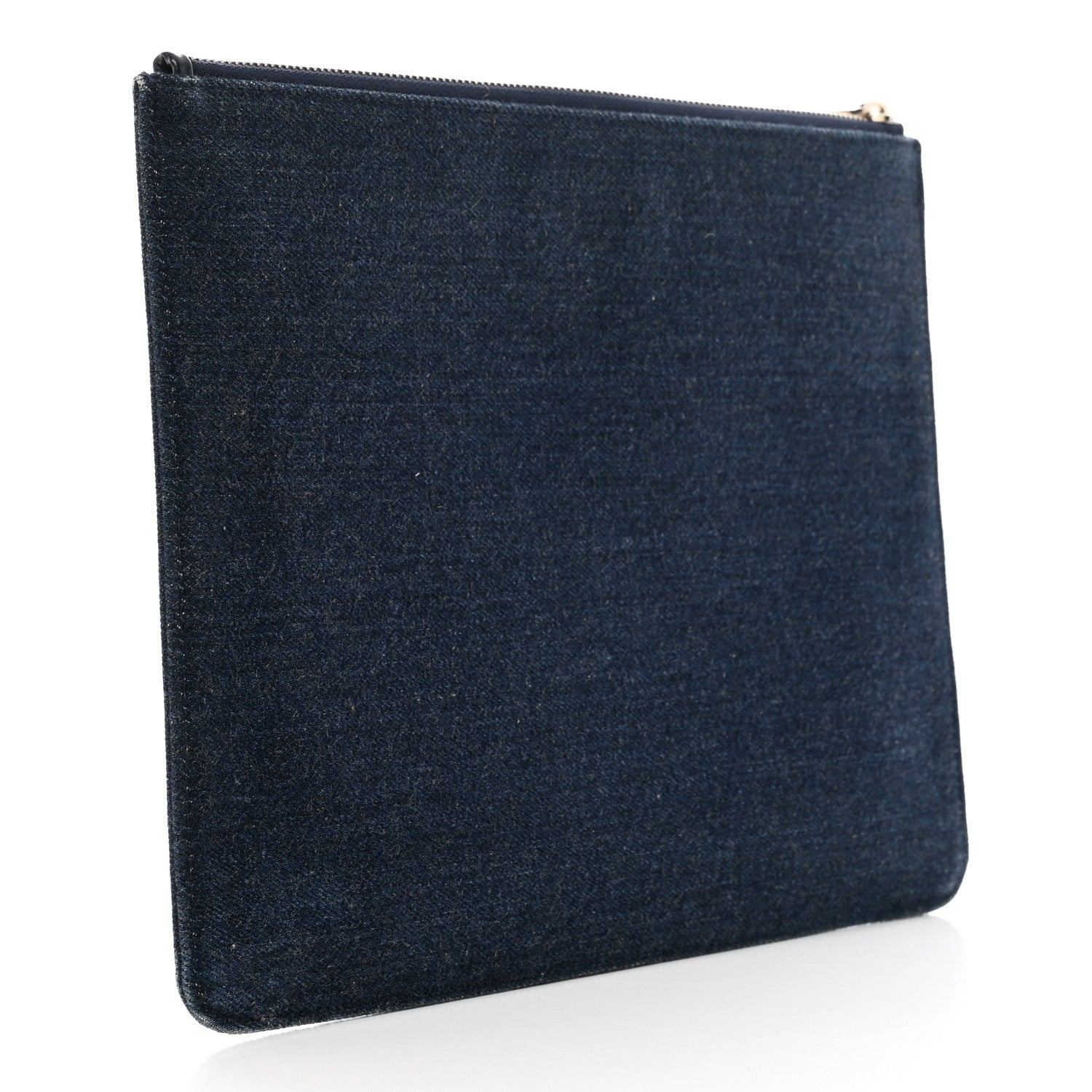 Givenchy Denim Logo Zip Pouch Blue 3 of 9