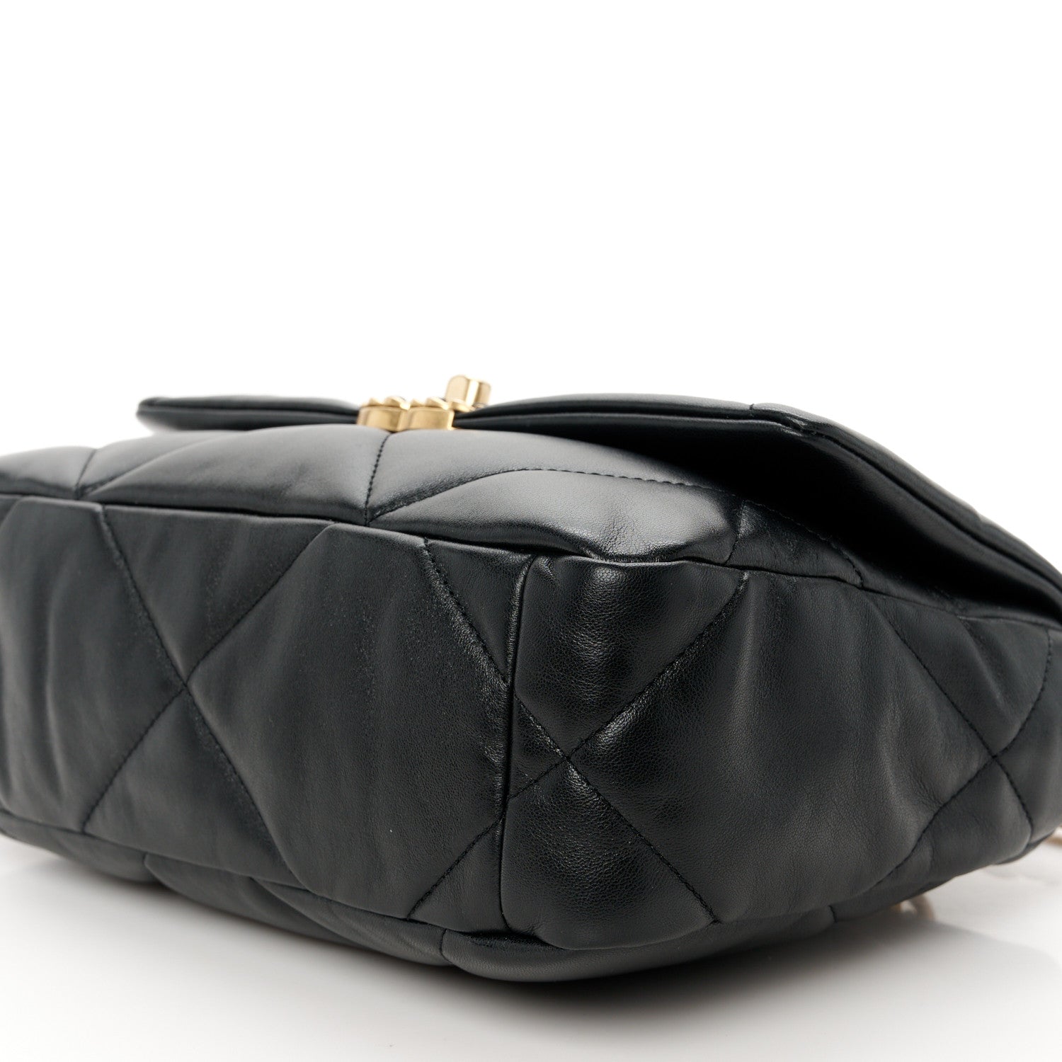 Chanel Lambskin Quilted Medium Chanel 19 Flap Black 10 of 10
