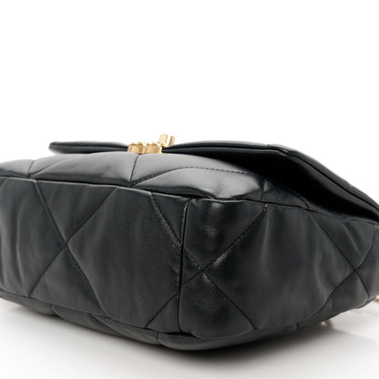 Chanel Lambskin Quilted Medium Chanel 19 Flap Black 10 of 10