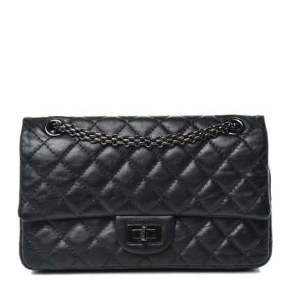 Chanel Aged Calfskin Quilted 2.55 Reissue 225 Flap So Black 1 of 13