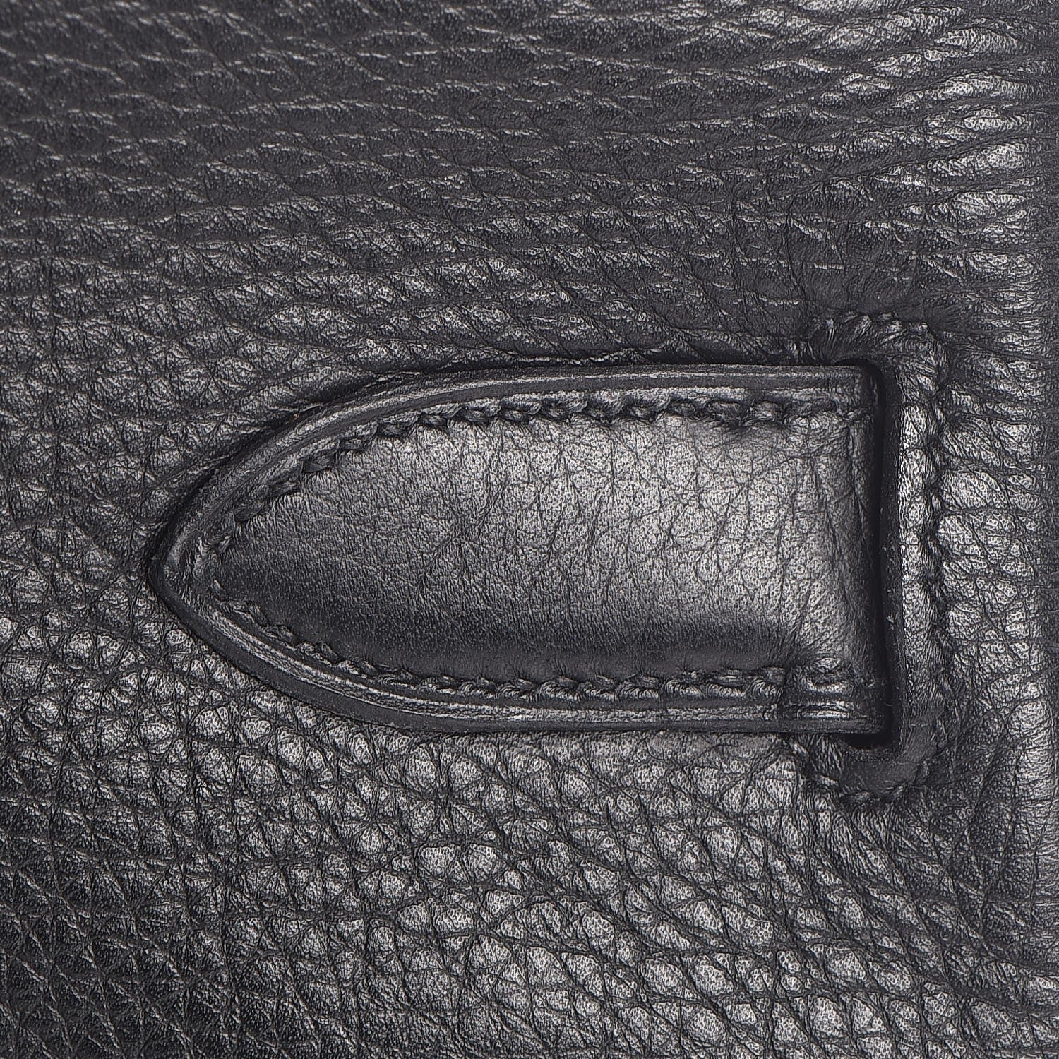 Hermes Taurillon Clemence Kelly 40 Black 10 of 35