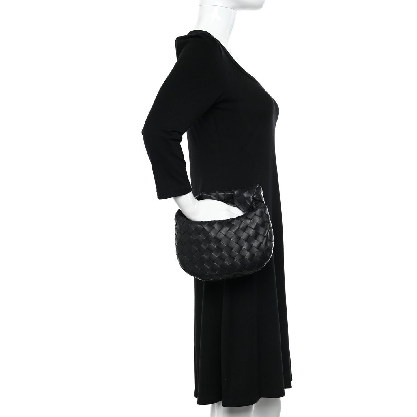 Nappa Intrecciato Mini Jodie Black