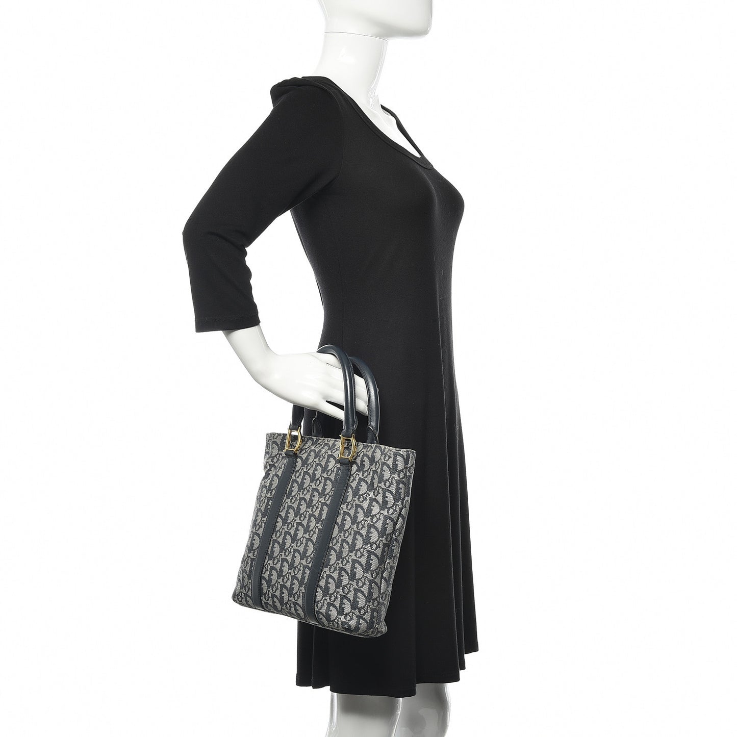 Monogram Tote Blue