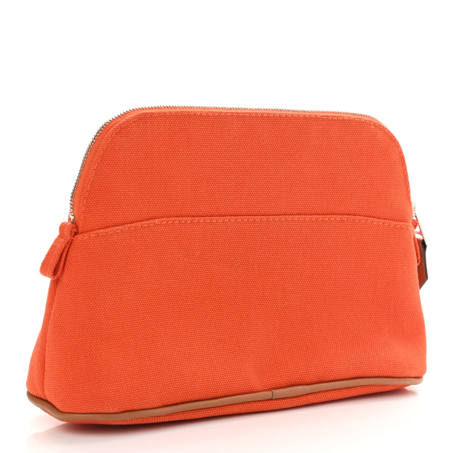 Cotton Canvas Mini Bolide Travel Cosmetic Pouch Feu