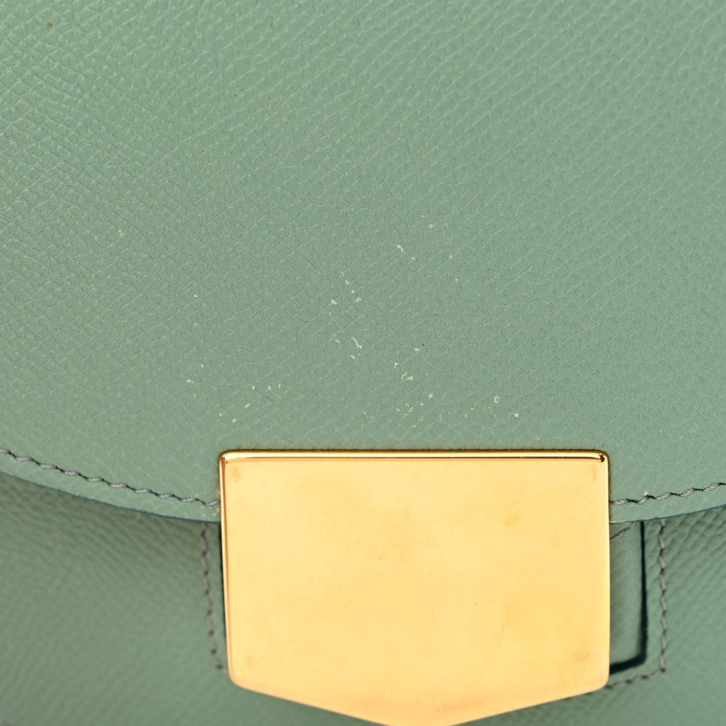 Baby Grained Calfskin Small Trotteur Jade