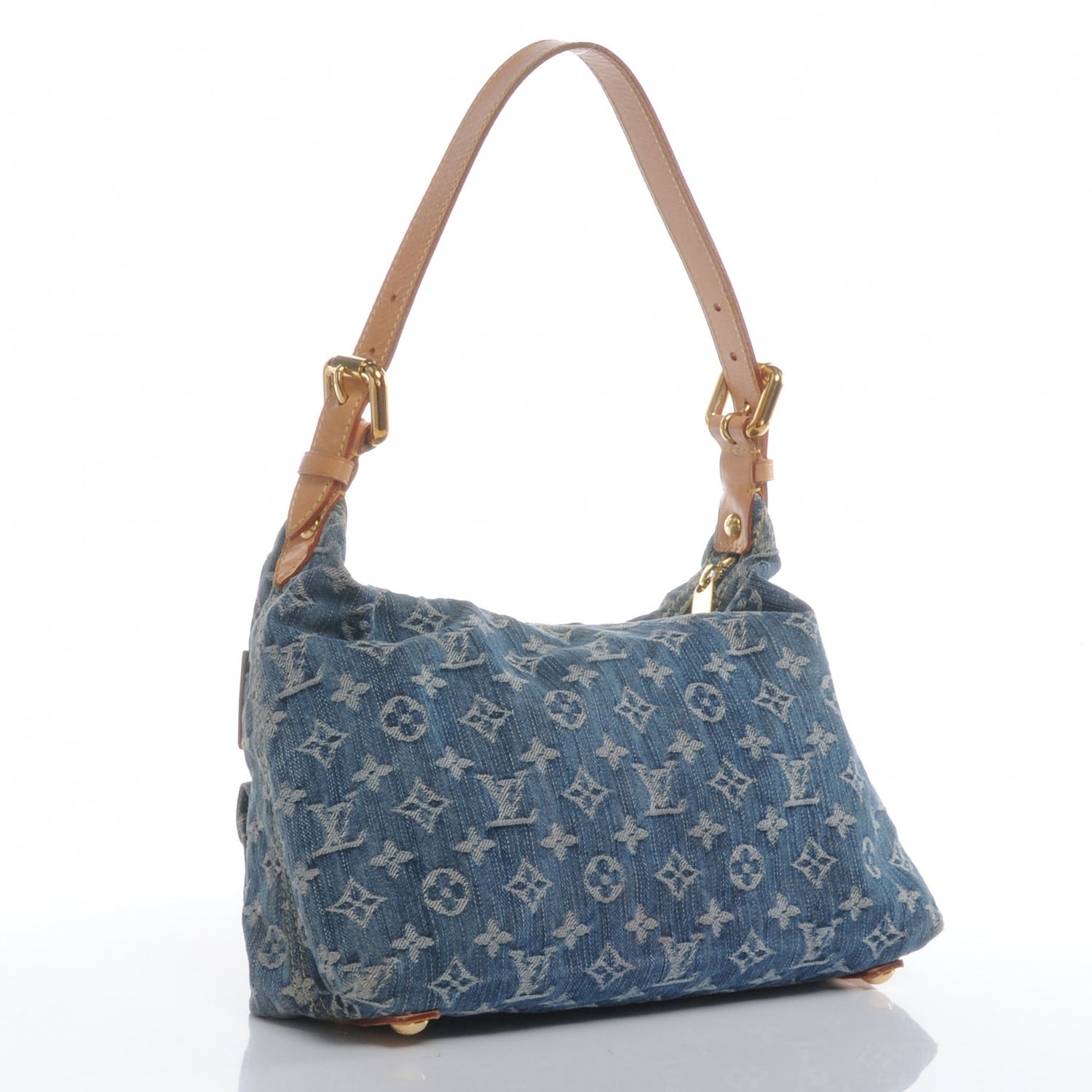 Louis Vuitton Monogram Denim Baggy PM Blue 3 of 7
