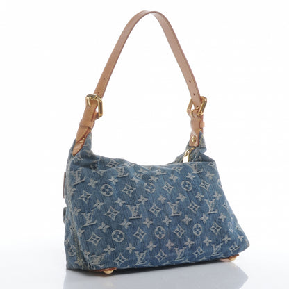 Louis Vuitton Monogram Denim Baggy PM Blue 3 of 7