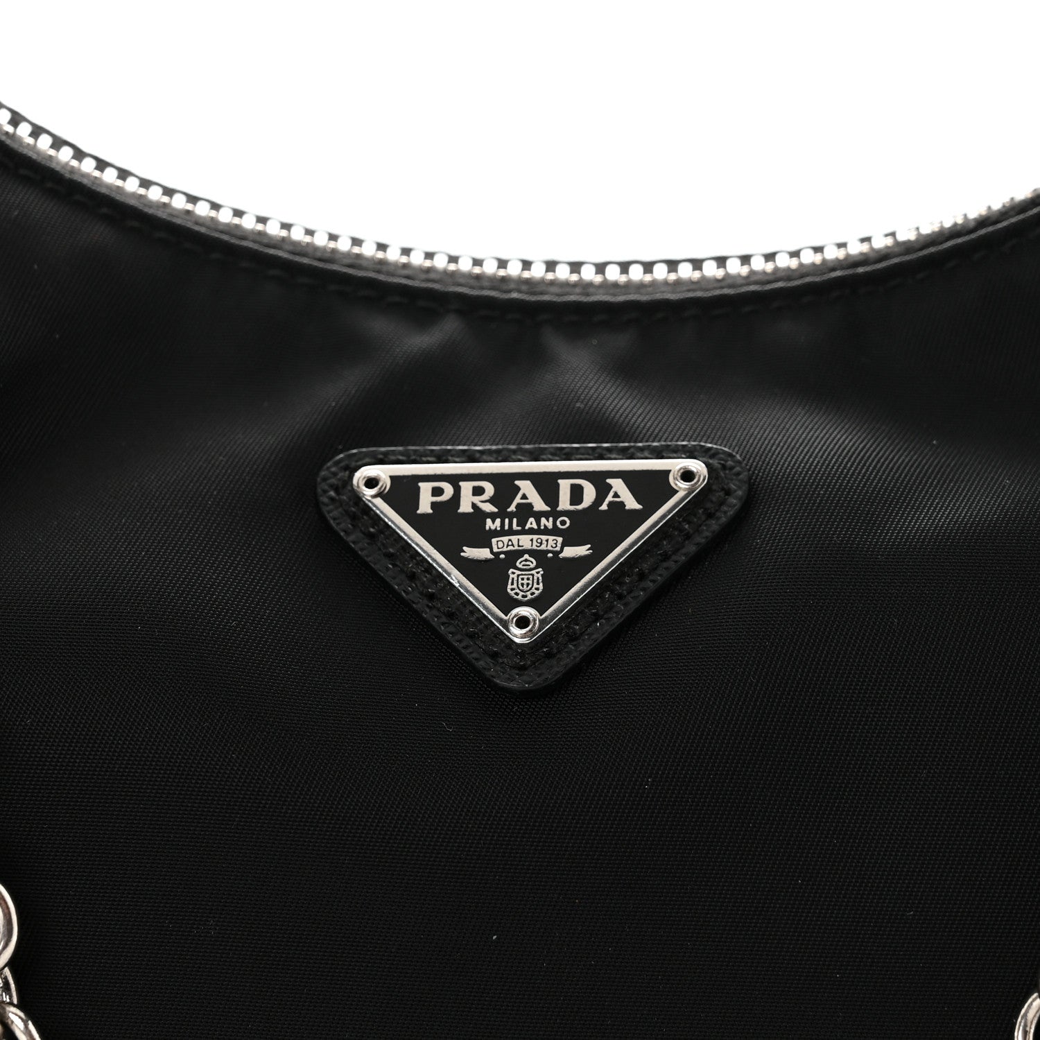 Prada Nylon Re-Edition 2005 Shoulder Bag Black 8 of 12