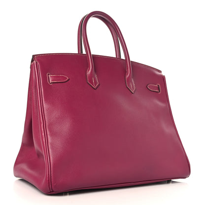 Hermes Epsom Candy Birkin 35 Tosca Rose Tyrien 3 of 17
