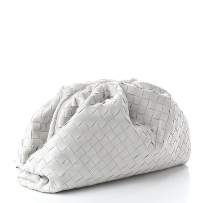 Bottega Veneta Nappa Maxi Intreccio The Pouch Oversized Clutch Plaster 3 of 9