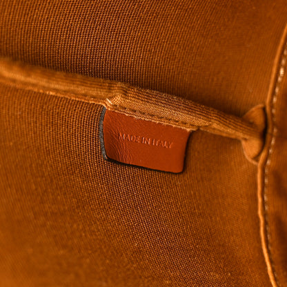 Celine Triomphe Canvas Calfskin Small Bucket Bag Tan 7 of 12