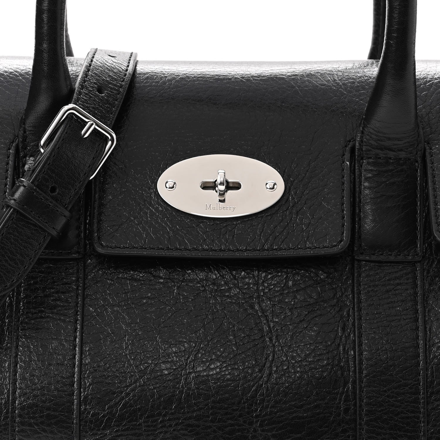 Mulberry Soft Shine Calfskin Small Bayswater Black 7 of 9
