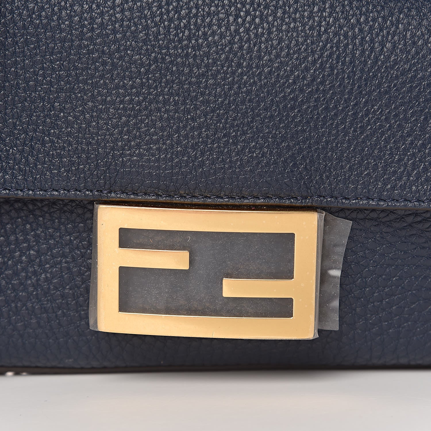 Fendi Cuoio Romano Mini Baguette Indaco 10 of 10