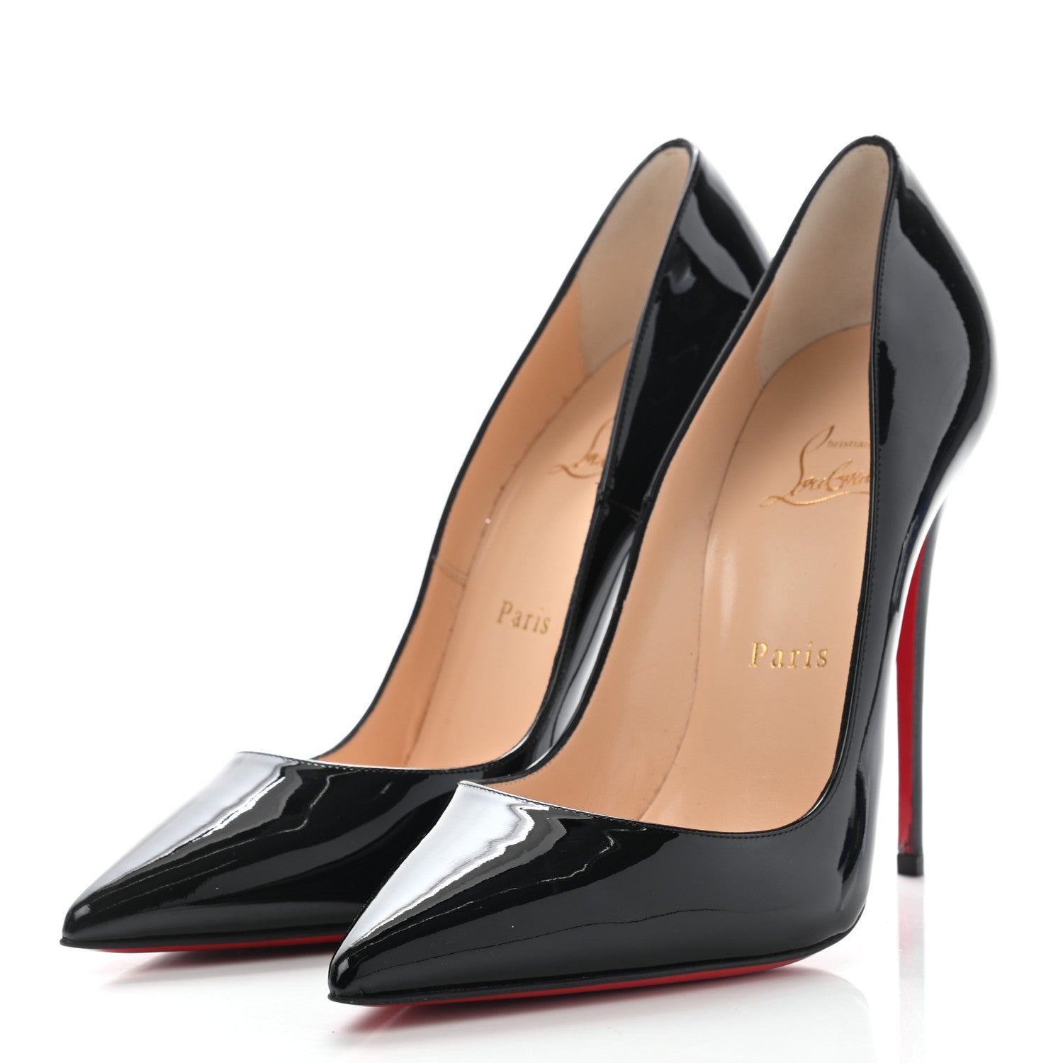 Christian Louboutin Patent So Kate 120 Pumps 38.5 Black 3 of 12