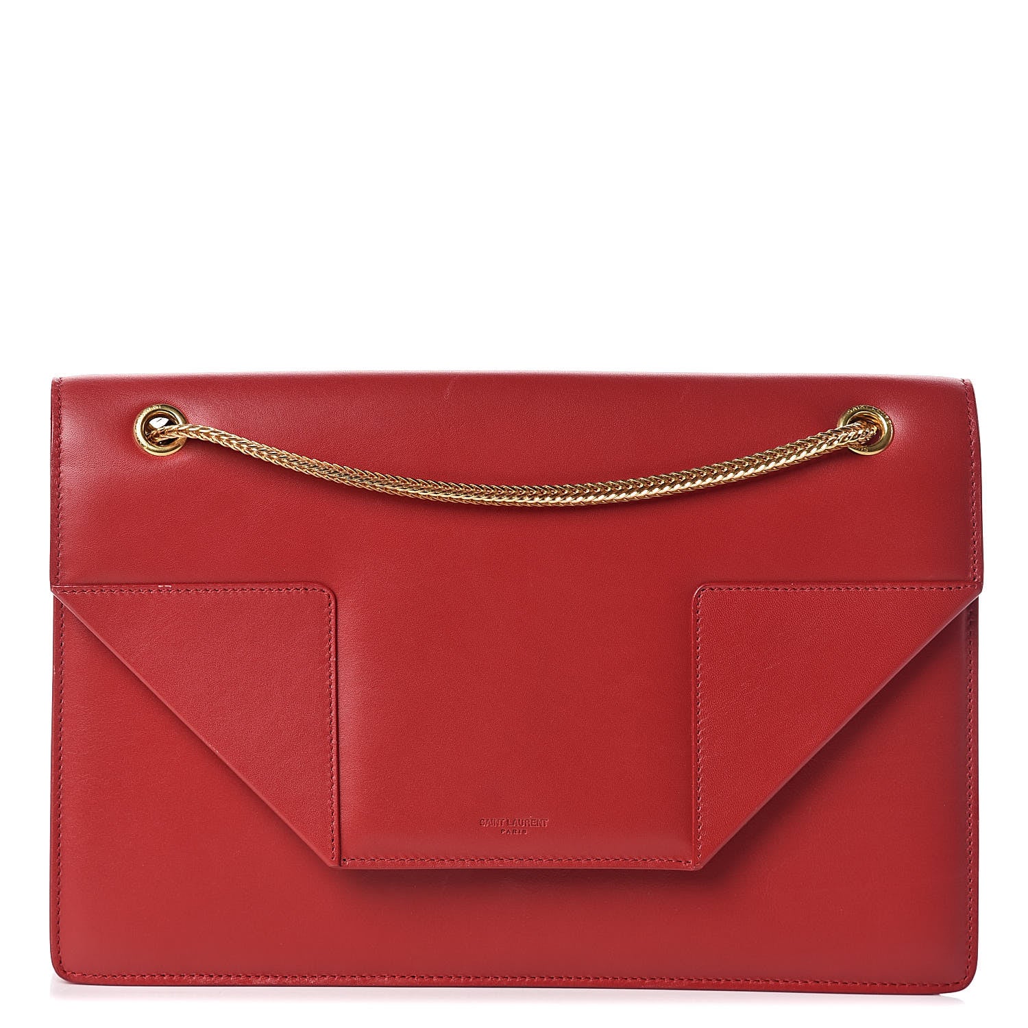 Saint Laurent Calfskin Medium Classic Betty Red 1 of 12