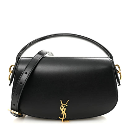 Saint Laurent Box Calfskin Voltaire Top Handle Crossbody Bag Black 1 of 9