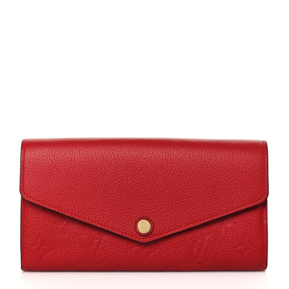 Louis Vuitton Empreinte Sarah Wallet NM Cherry 1 of 8