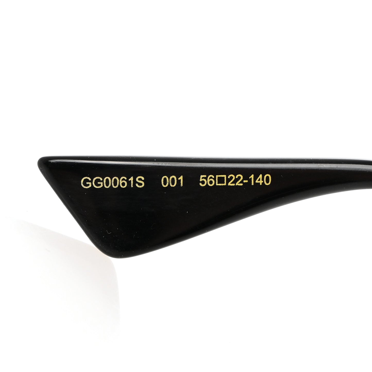Metal Round Frame Sunglasses GG0061S Black
