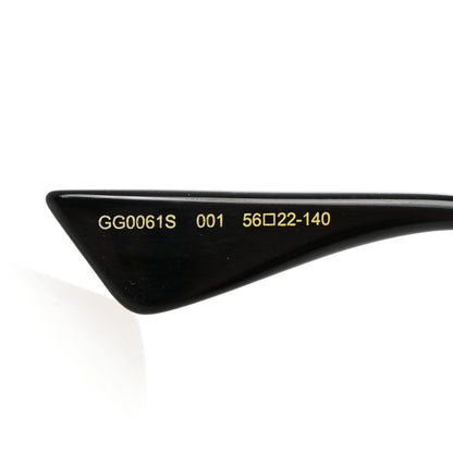 Gucci Metal Round Frame Sunglasses GG0061S Black 5 of 8
