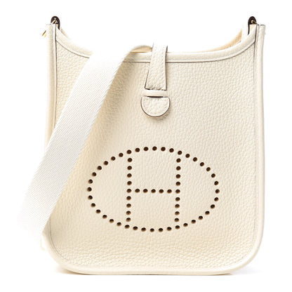 Hermes Taurillon Clemence Amazone Evelyne TPM Nata Craie 1 of 9