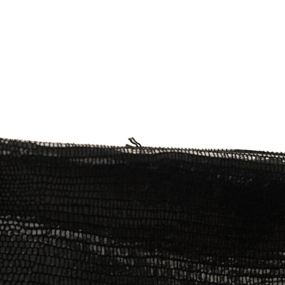 Balenciaga Lizard Embossed Agneau Silver Metallic Edge Hardware Nano City Black 10 of 10