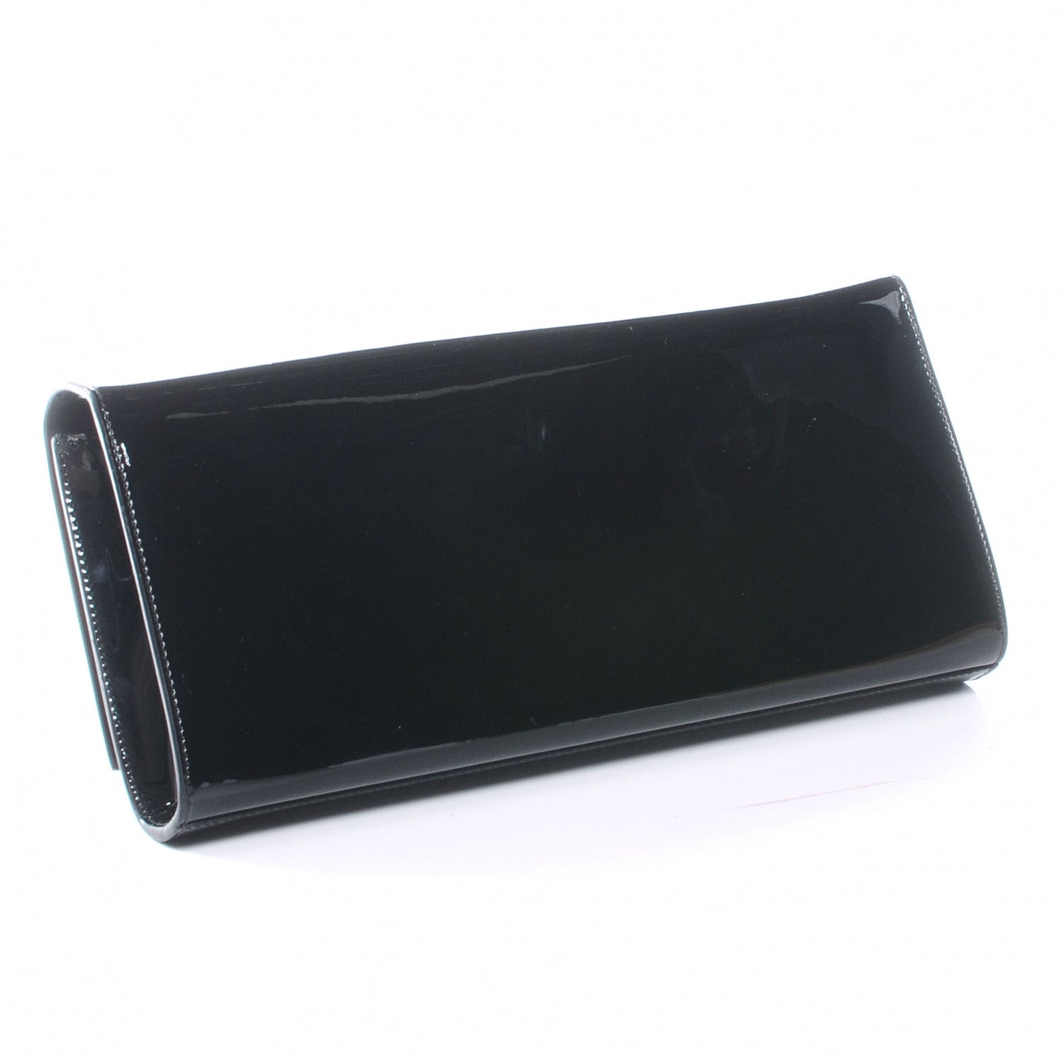 Saint Laurent Patent Cassandre Clutch Black 3 of 6