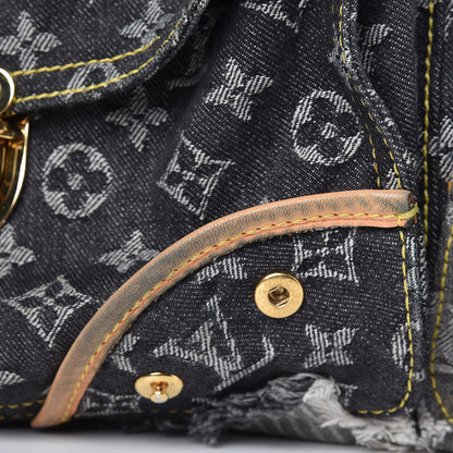 Louis Vuitton Denim Patchwork Bowly Black 9 of 10