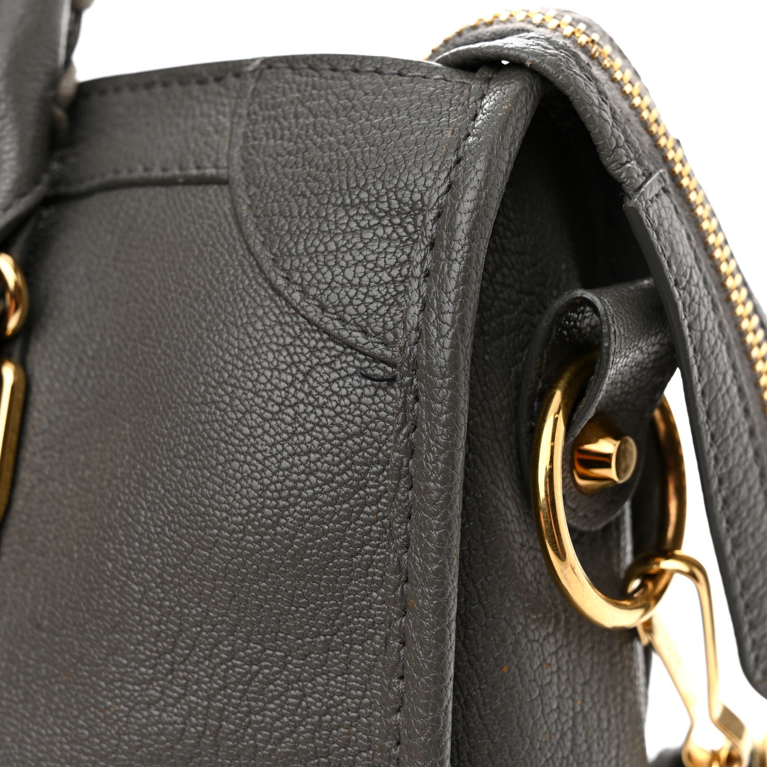 Balenciaga Chevre Gold Metallic Edge Hardware S City Gris Acier 10 of 11