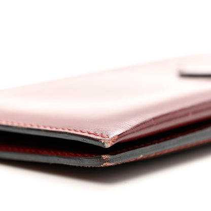 Hermes Box Bearn Gusset Wallet Rouge H 8 of 10