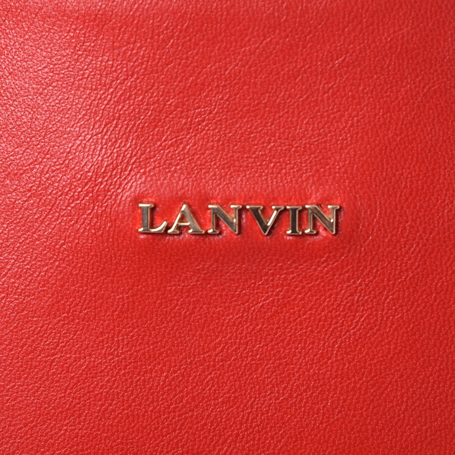 Lanvin Smooth Calfskin Mini Trapeze Red 6 of 8