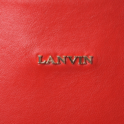 Lanvin Smooth Calfskin Mini Trapeze Red 6 of 8