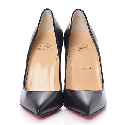 Christian Louboutin Shiny Nappa Pigalle Follies 100 Pumps 37 Black 2 of 7